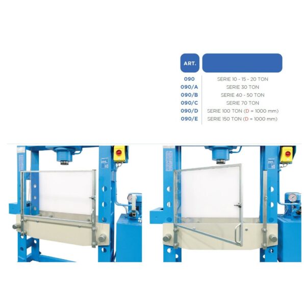 9955 162 WM 14 <strong>Presse électrohydraulique à montant mobile, OMCN 162/WM</strong> <strong>Capacité de 50 tonnes.</strong>