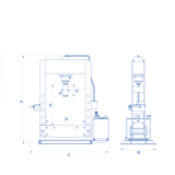 Hydraulikpresse 30t » OMCN P30/ML » Elektrohydraulisch
