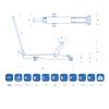 Cric rouleur hydraulique OMCN 120 | 3 Tonnes - Image 5