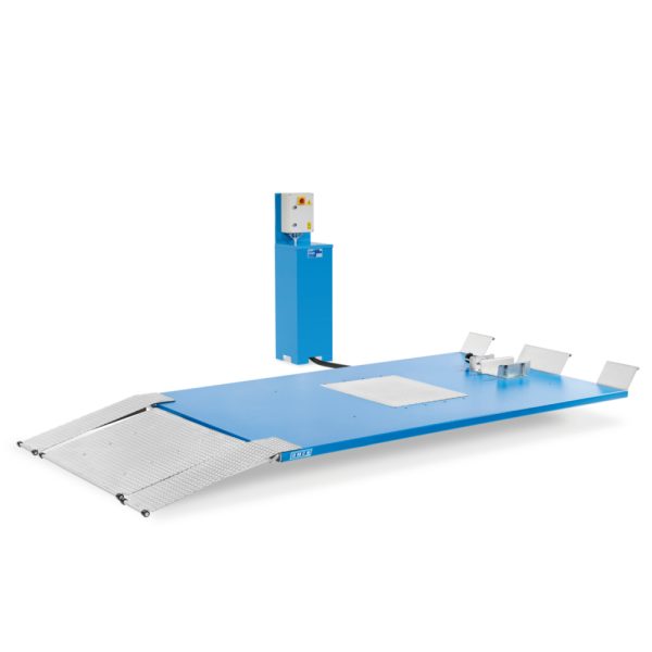 OMCN196 OSL 3 <strong>Table élévatrice avec pompe électrohydraulique pour moto et quad, OMCN 196/OSL 600kg</strong> <strong>Plateforme 150x260cm</strong>