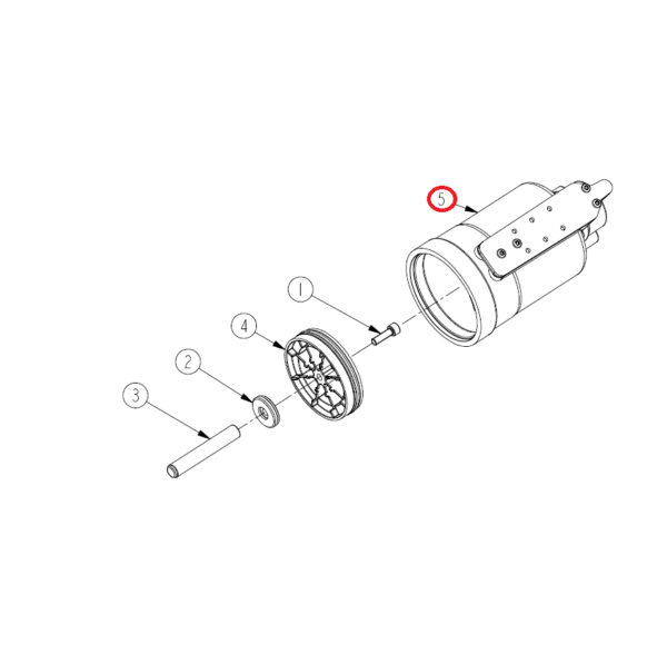 9070904 2 <strong><span class="">Cylindre pneumatique pour cric sans essieu AC Hydraulic SD20PHL et </span></strong><strong>SD26PHL</strong> <strong>Numéro de pièce d'origine : 9070904.</strong>