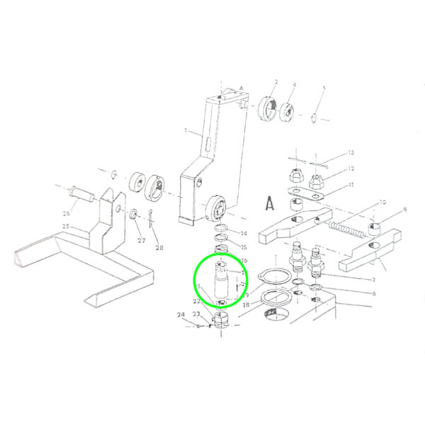 Écrou porteur système de colonnes IME-Autolift ESH 1641  - Image 6