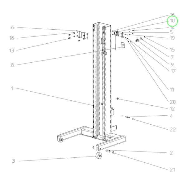 30007400 2 Unité de potentiomètre pour les élévateurs Stertil Koni SK et ST