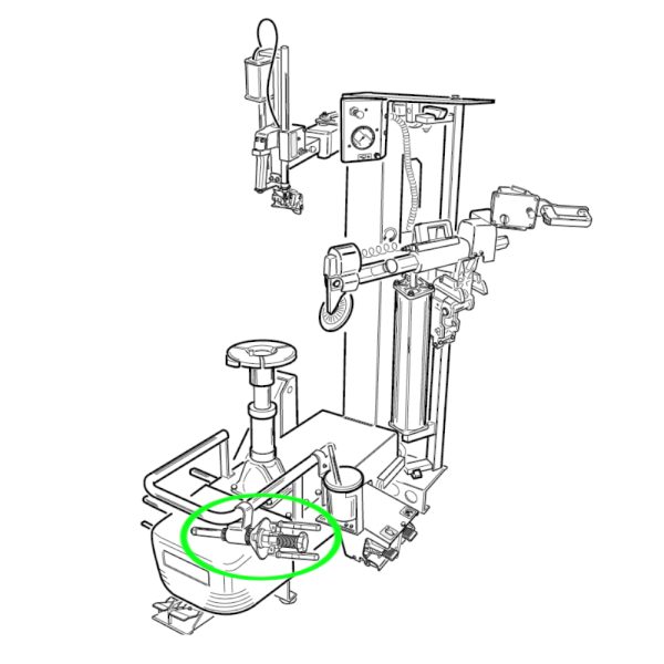 4 103675 3 <strong>Ressort sur la poignée pour les machines de montage de pneus Corghi Artiglio 50, 500, 5000</strong>