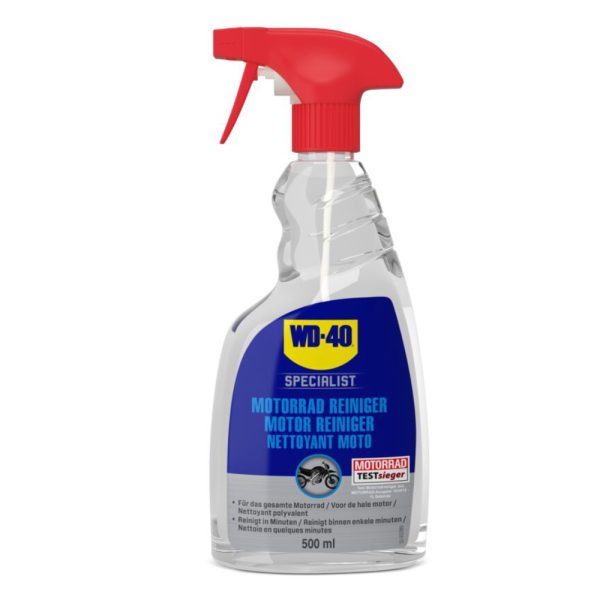 6655 201 1 1 <strong>WD-40<sup>®</sup> <span>SPECIALIST</span> Nettoyant complet pour moto 500 ml</strong>