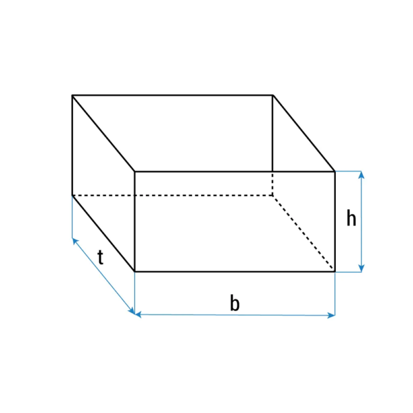 Bloc en caoutchouc pour les élévateurs - Matériau plein - 100x100x72mm - Image 3