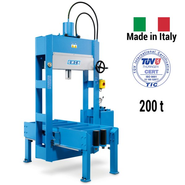 9955 205 WM 2 1 <strong>Presse électrohydraulique à montant mobile OMCN 205/WM - 200 Tonnes</strong>