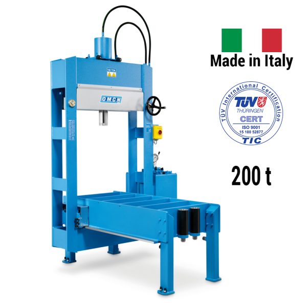 9955 205 WM 3 1 <strong>Presse électrohydraulique à montant mobile OMCN 205/WM - 200 Tonnes</strong>