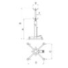 Vérin de fosse Mazzola P5 | 500 kg - Image 2