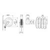 Enrouleur fixe Ecodora - huile et similaires 150 bar | 10 m - Image 5