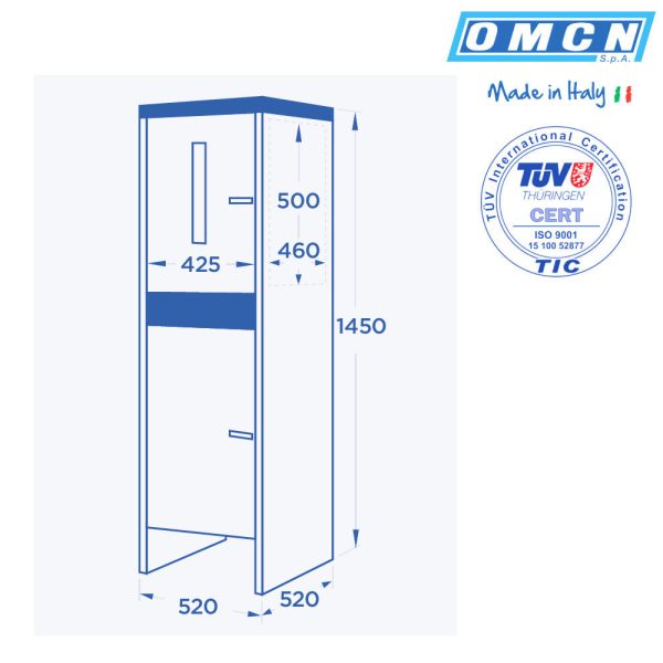 390 a 2 <strong>Presse Électrohydraulique OMCN 390/A pour Compression des Pots et Bidons de Peinture</strong>