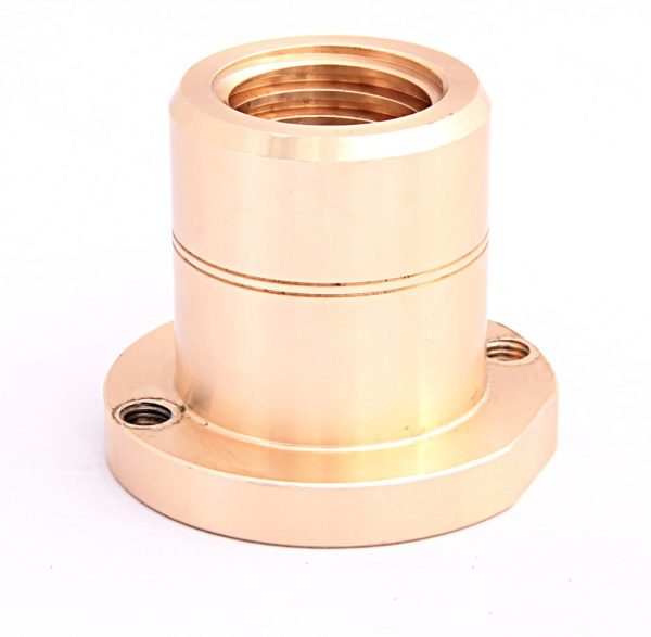 1900 01 0 <strong>Écrou porteur pour ponts élévateurs Corghi<span class=""> ERCO3212, ERCO3222 CEL</span> en bronze avec un filetage trapézoïdal Ø40x5 et une longueur de 70mm.</strong>