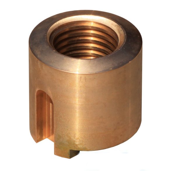 224 55 0 <strong>Écrou porteur en bronze pour ponts élévateurs FOG 444. </strong> <strong>Filetage trapézoïdal Ø40x5, filetage à droite.</strong>