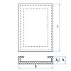 Plaque en caoutchouc d'origine ponts Rotary - 128x90x35mm - Image 4