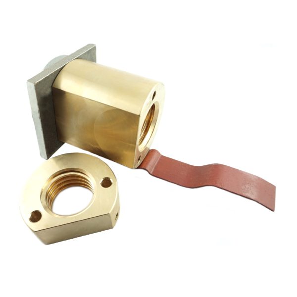 800 41 1 <strong><span>Support écrou porteur et de sécurité pour ponts élévateurs Zippo</span></strong> <strong>Filetage trapézoïdal TR 45x6</strong> <strong>Filetage à droite</strong>