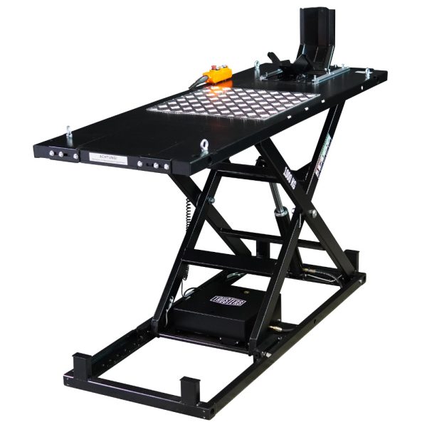 82 666 1 <strong>Table élévatrice Moto électro-hydraulique TRUSTERS Powerlift 1000 Noir</strong> <strong>Capacité de levage 1 tonne.</strong>