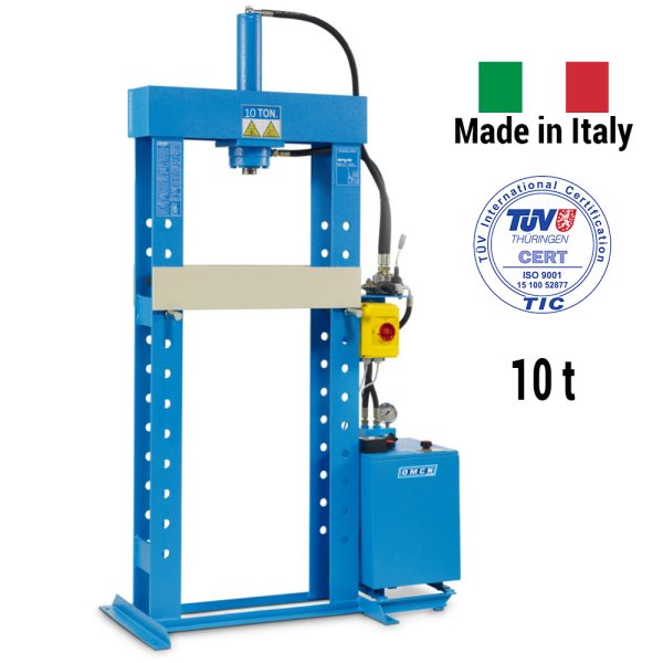 9955 154 ML 0 <strong>Presse électrohydraulique OMCN 154/ML </strong> <strong>Capacité de levage 10 Tonnes</strong>