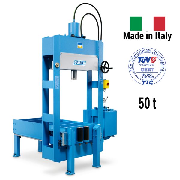 9955 162 WM 0 <strong>Presse électrohydraulique à montant mobile, OMCN 162/WM</strong> <strong>Capacité de 50 tonnes.</strong>