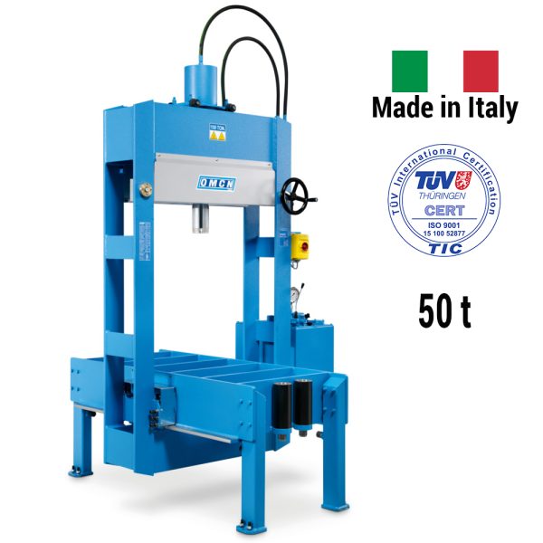 9955 162 WM 2 <strong>Presse électrohydraulique à montant mobile, OMCN 162/WM</strong> <strong>Capacité de 50 tonnes.</strong>