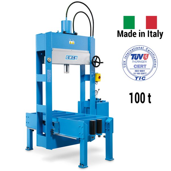 9955 164 WM 0 <strong>Presse électrohydraulique à montant mobile, OMCN 164/WM</strong> <strong>Capacité de 100 tonnes.</strong>