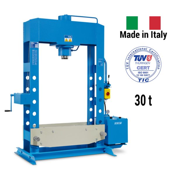 9955 P30ML 0 <strong>Presse électrohydraulique d'atelier OMCN P30/ML</strong> <strong>Capacité de 30 tonnes.</strong>