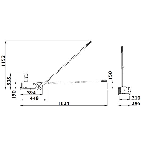 9999 CA240P 1 <strong>Cric Corghi CA240P capacité de levage de 28 tonnes</strong>