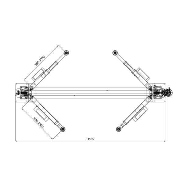 ATH 622400 6 <strong>Le Pure Lift 2.40A 230V est un pont élévateur hydraulique robuste conçu pour une utilisation intensive.</strong>