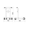 Chariot ECODERA pour fûts 180 - 220 kg - Image 2