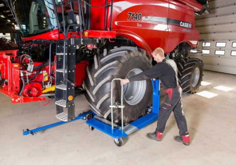 Chariots Porte-Roues pour Véhicules, Camions et Tracteurs : L’outil Indispensable en Atelier