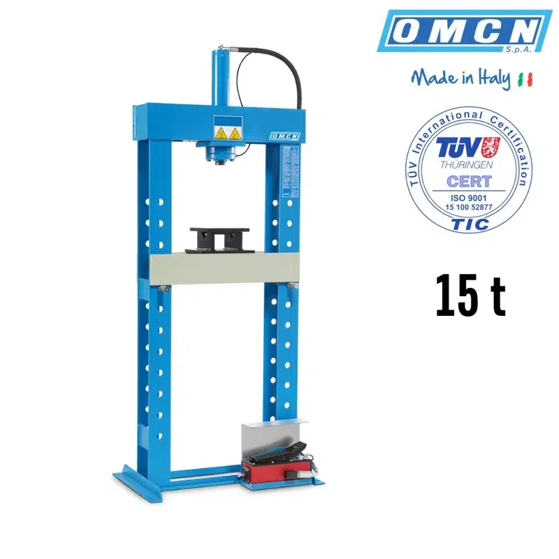 Presse d'atelier Hydropneumatique 15 tonnes OMCN 155/IP