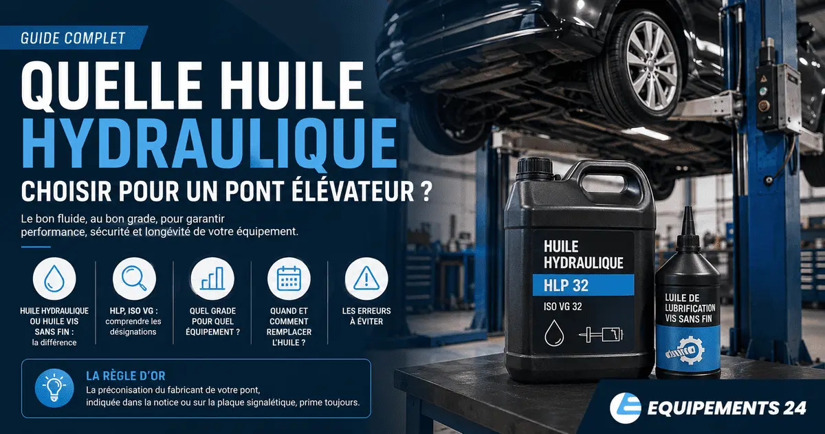 E24 - Équipements-24 Choix de l'huile hydraulique